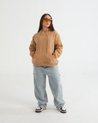 HOODIE FMSA042 KHAKI