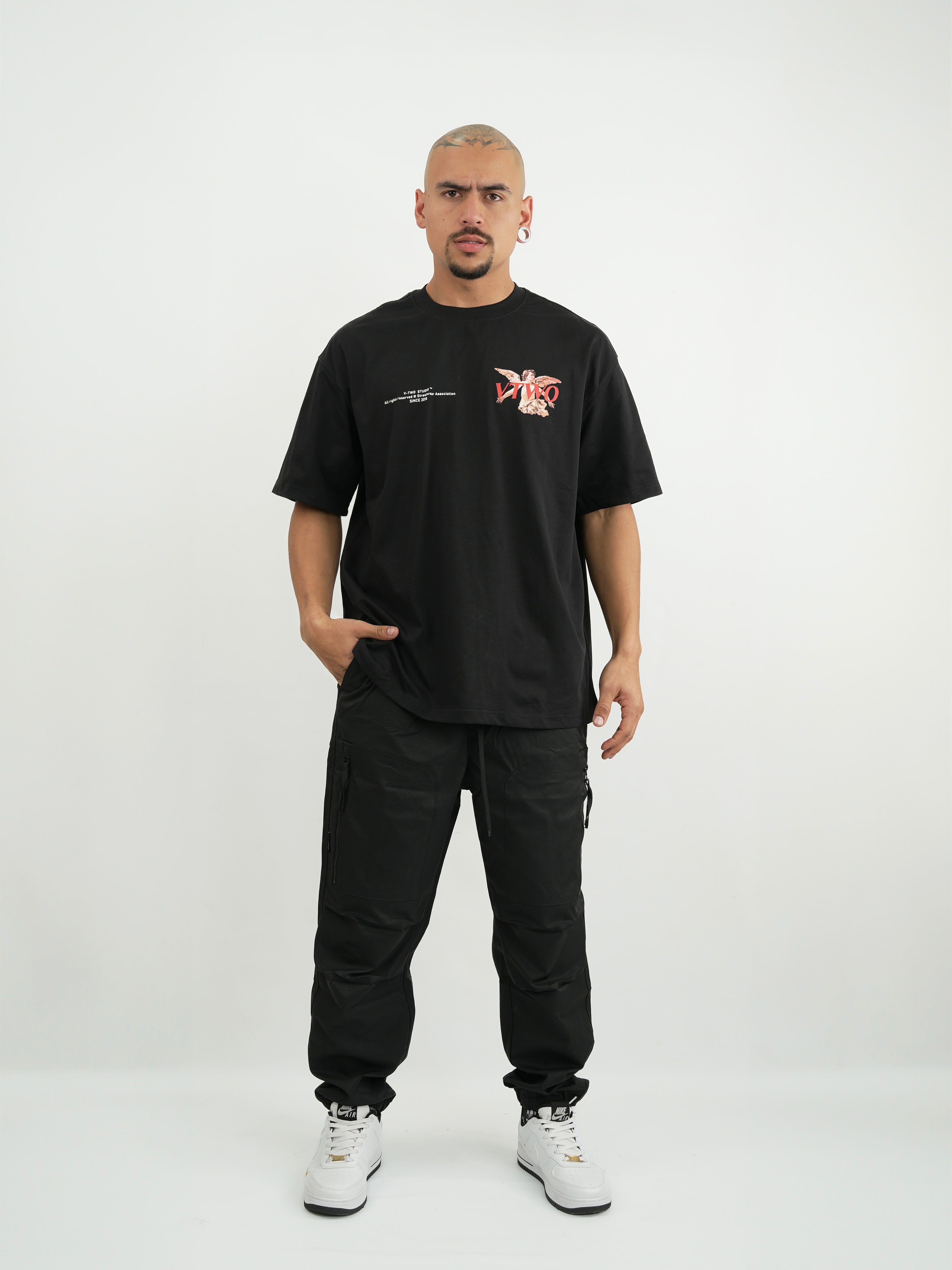 CAMISETA FCA014 NEGRO