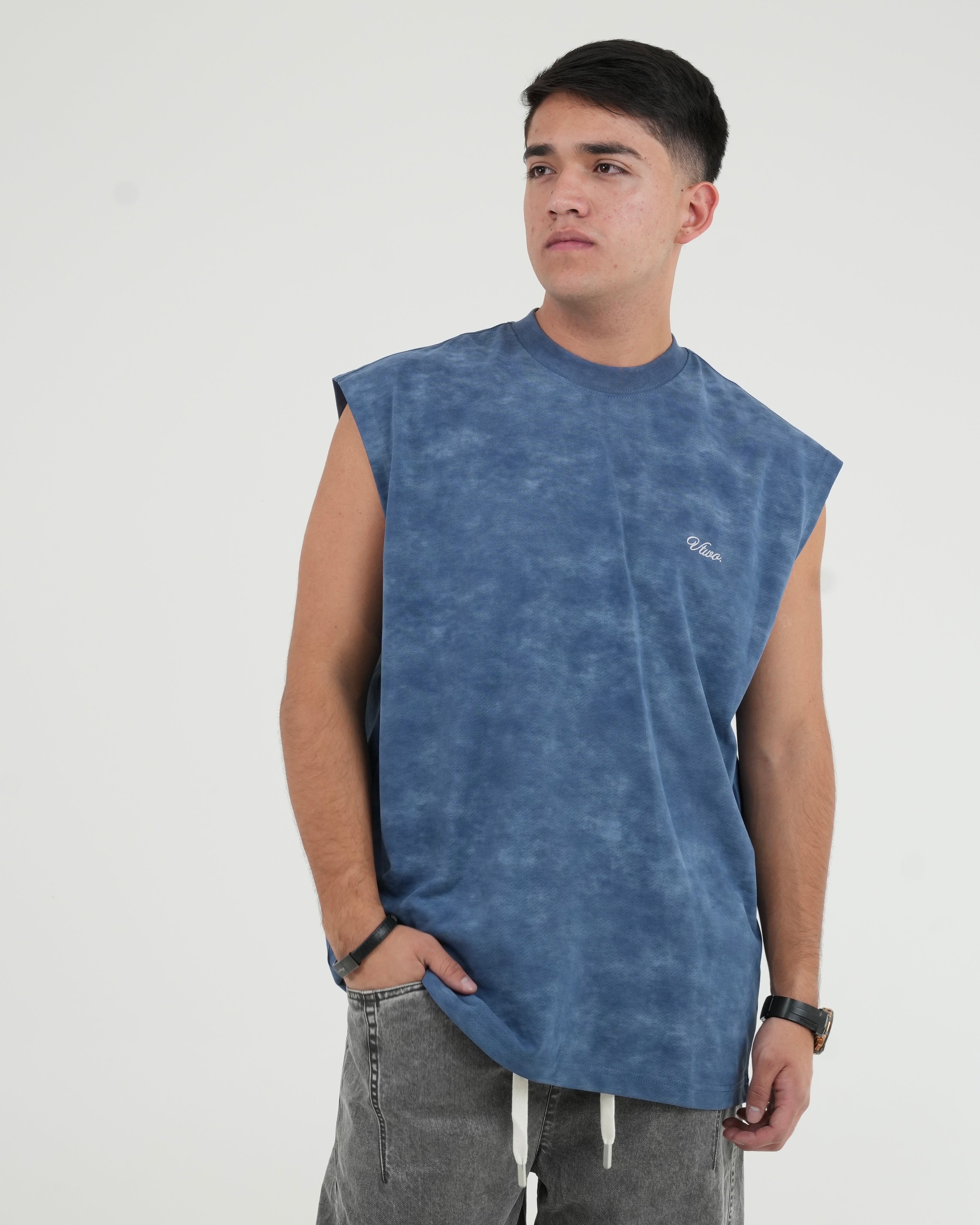CAMISA FCA017 AZUL