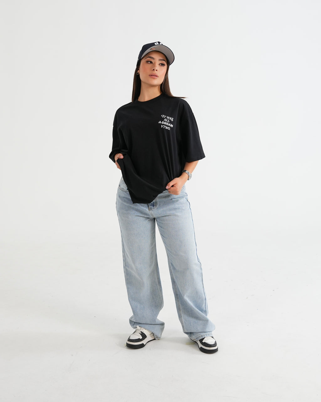 CAMISETA FCA016 NEGRO