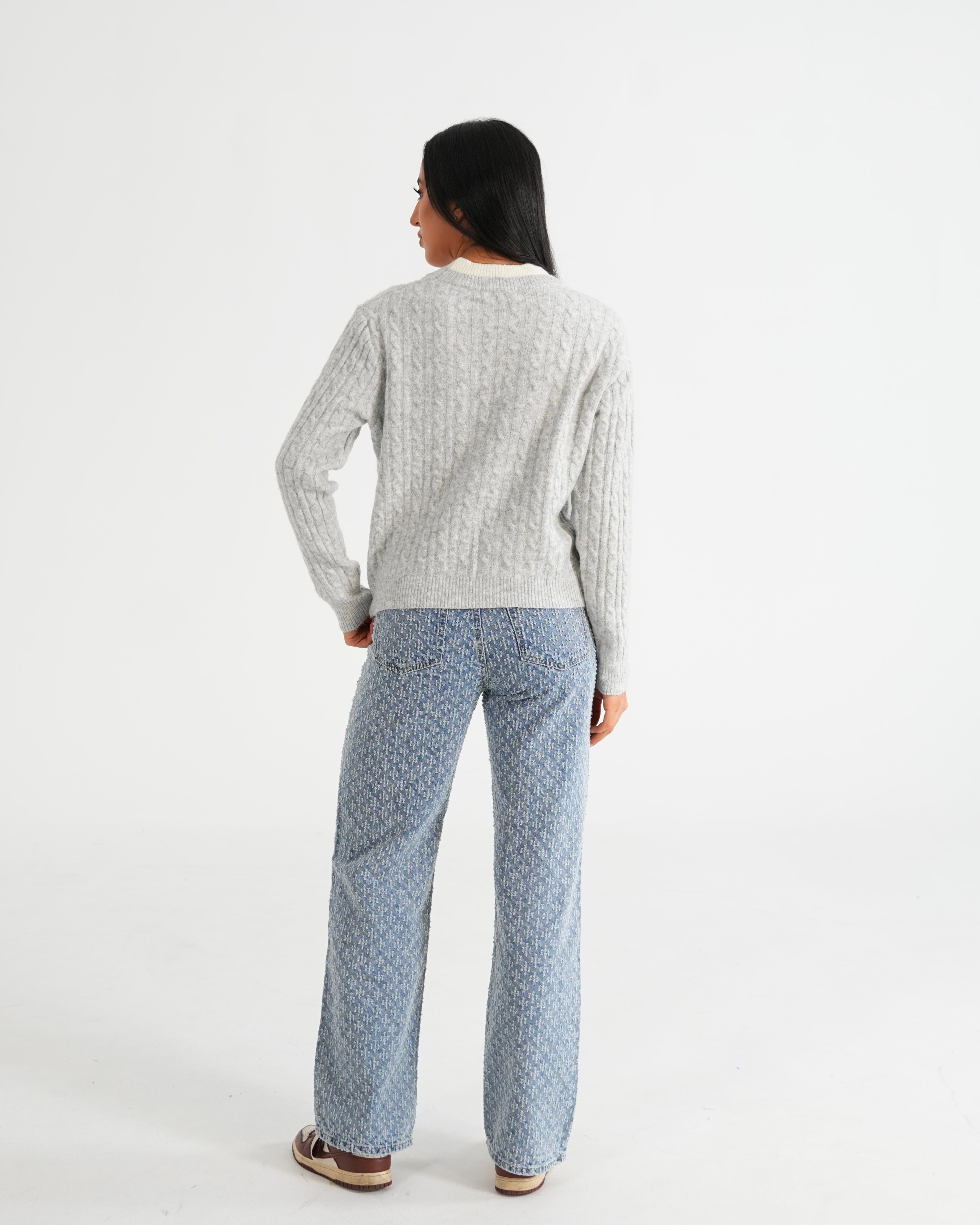 SUÉTER MSA214 GRIS