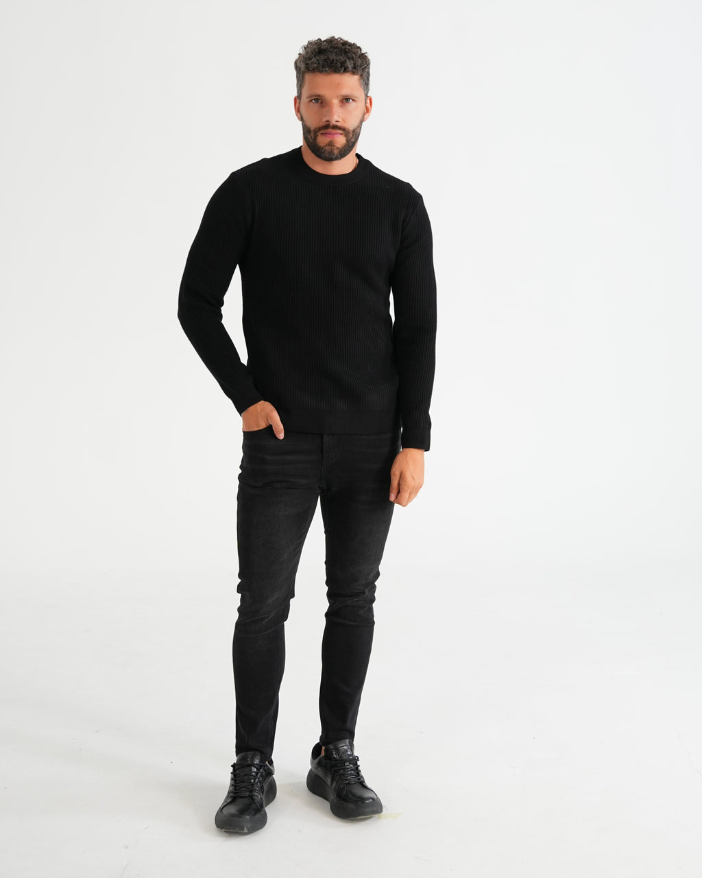 SUÉTER HISA032 NEGRO