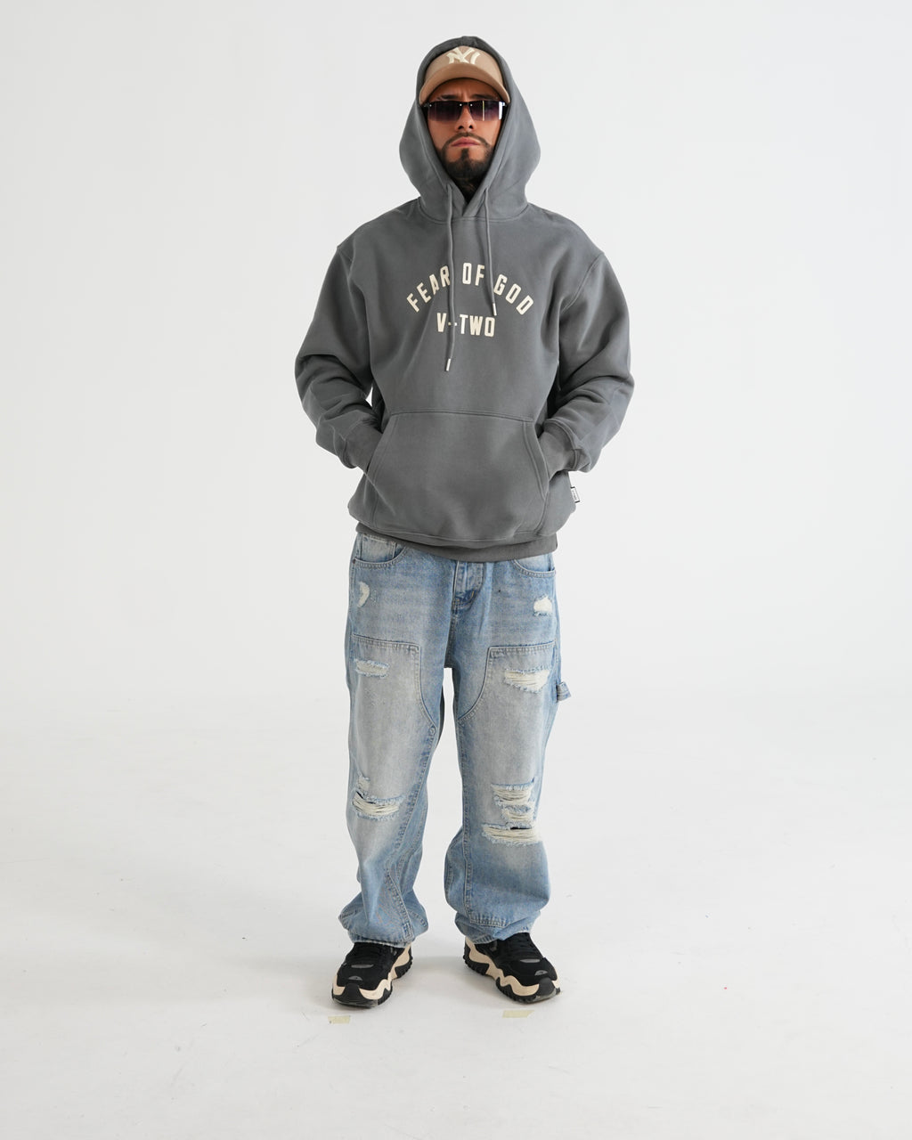HOODIE FSA080 GRIS