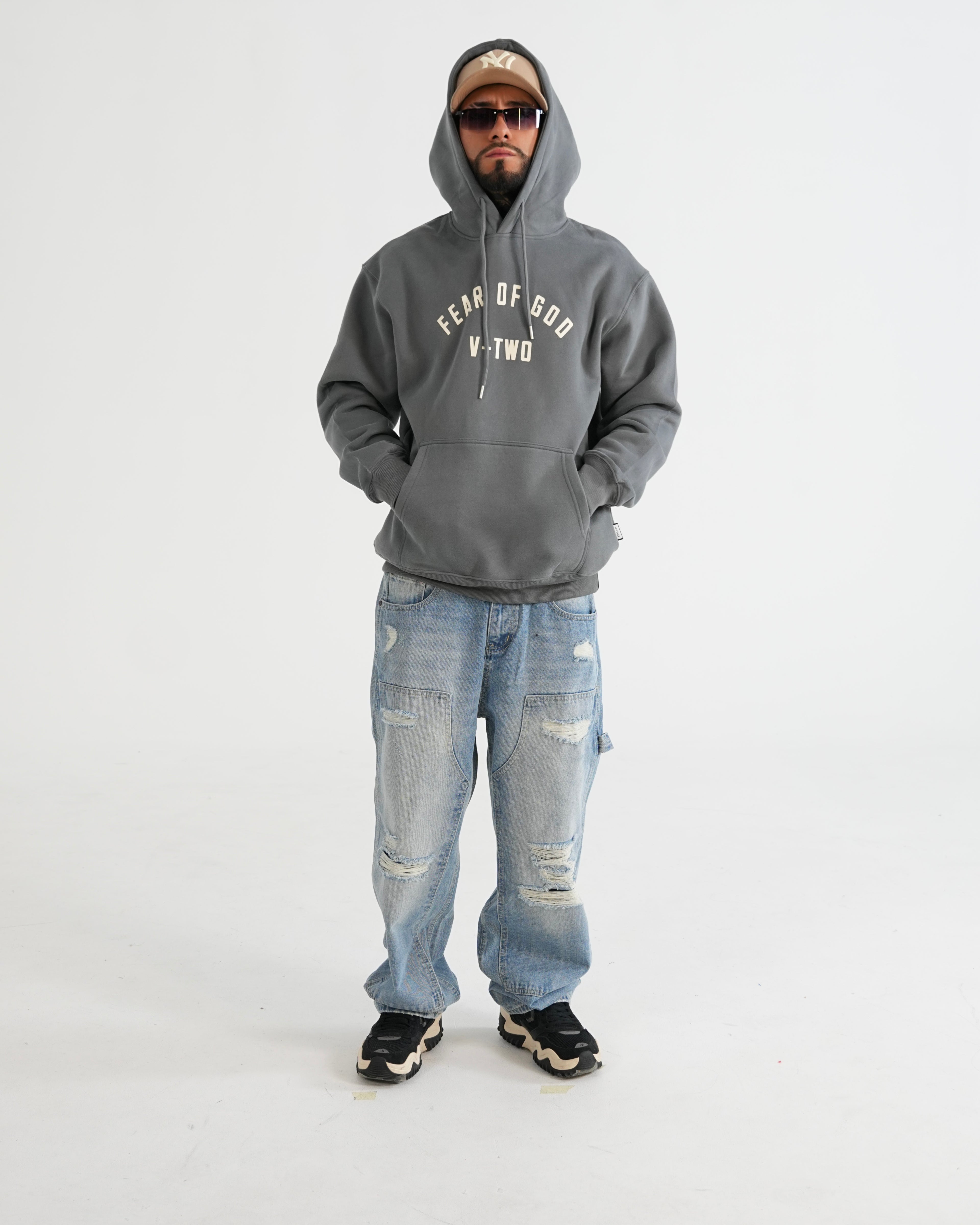 HOODIE FSA080 GRIS