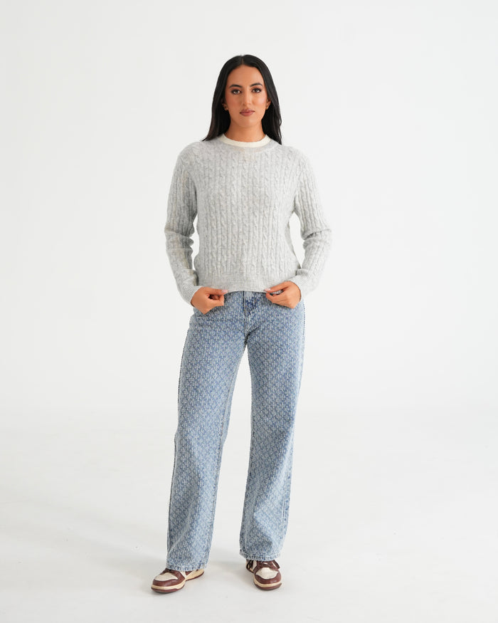 SUÉTER MSA214 GRIS