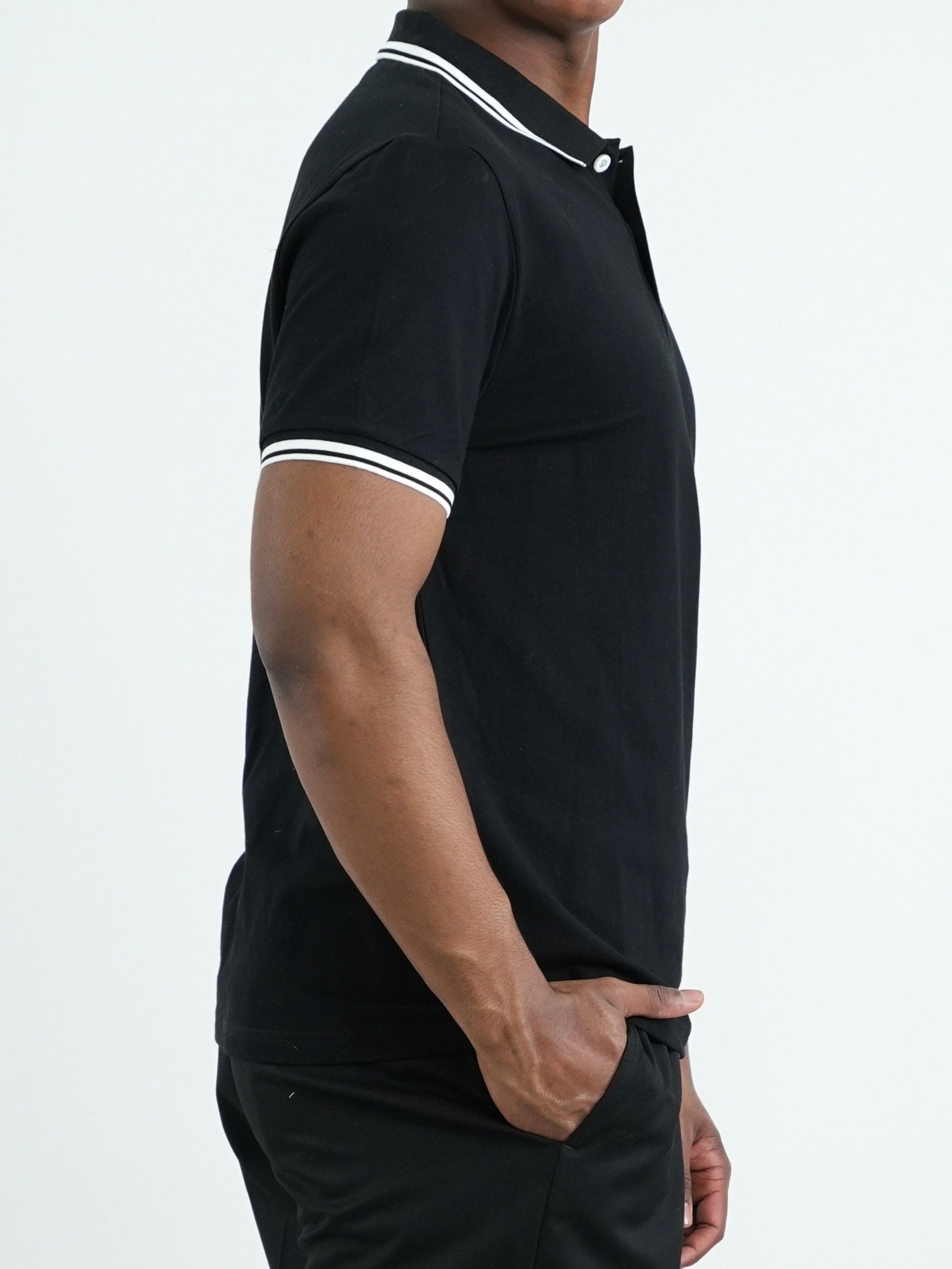 CAMISA POLO CAP005 NEGRO