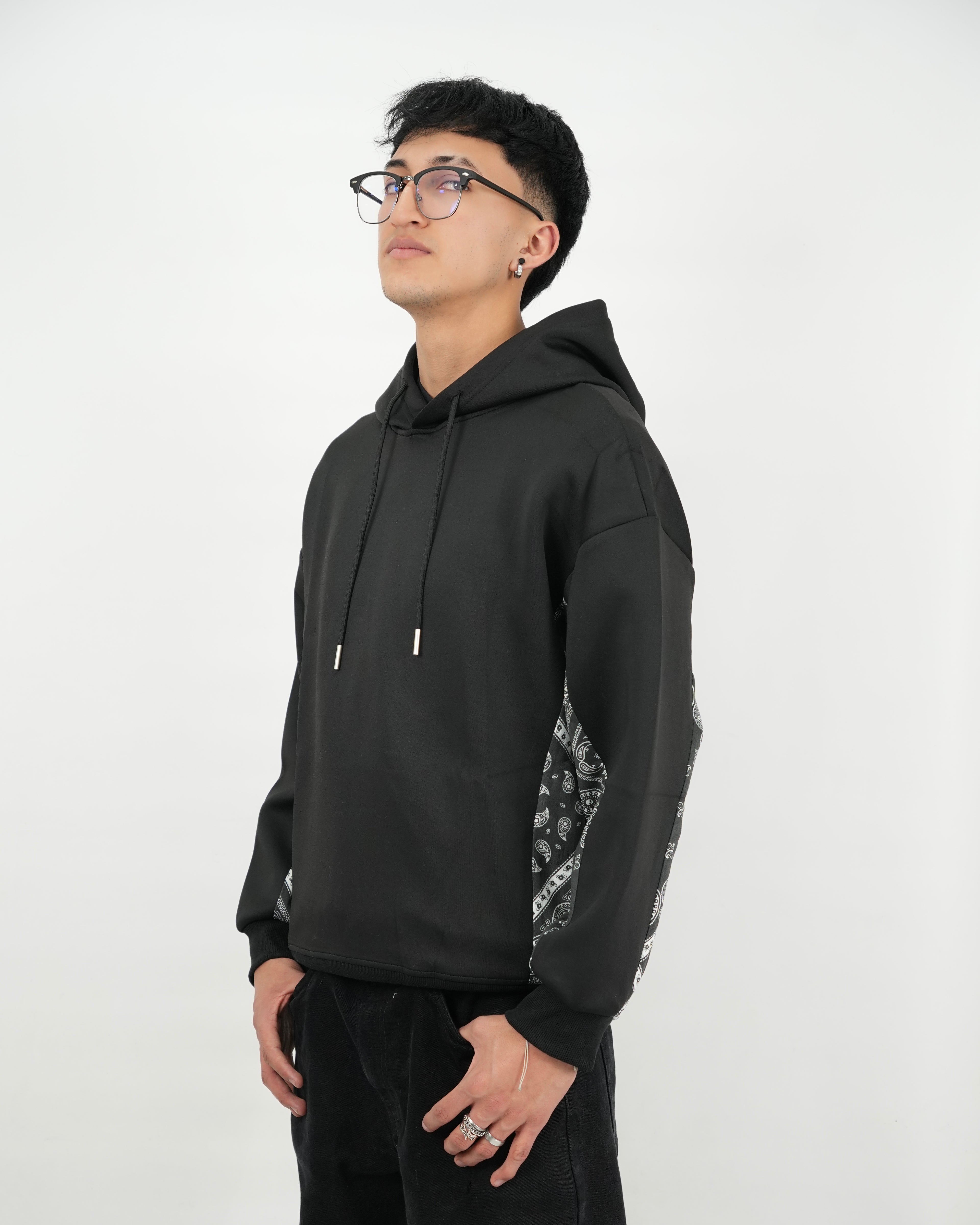 HOODIE SA184 NEGRO