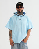HOODIE MANGA CORTA CA016 AZUL C