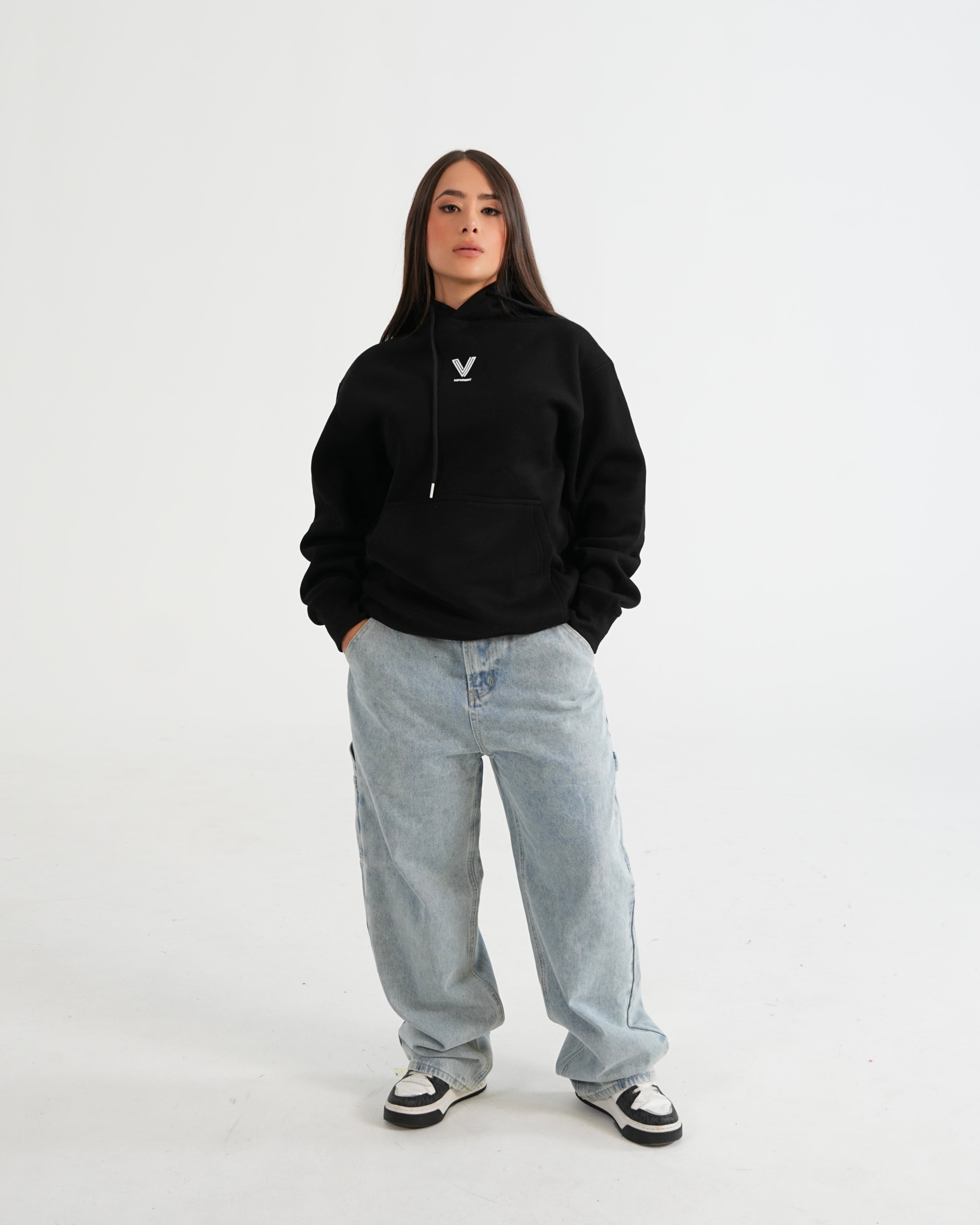 HOODIE FSA083 NEGRO