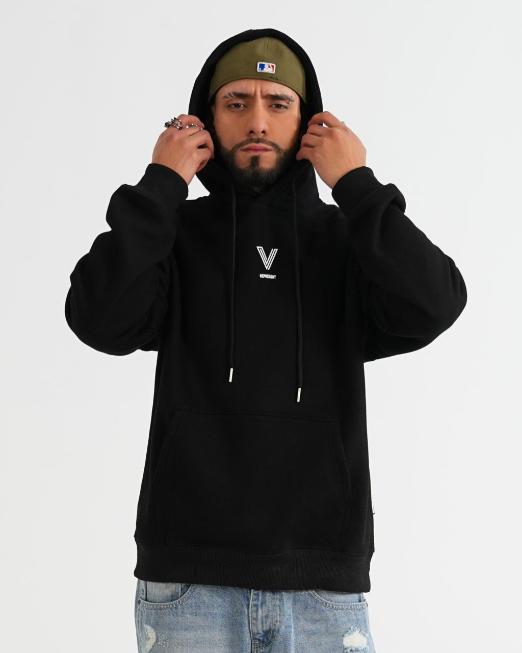 HOODIE FSA083 NEGRO