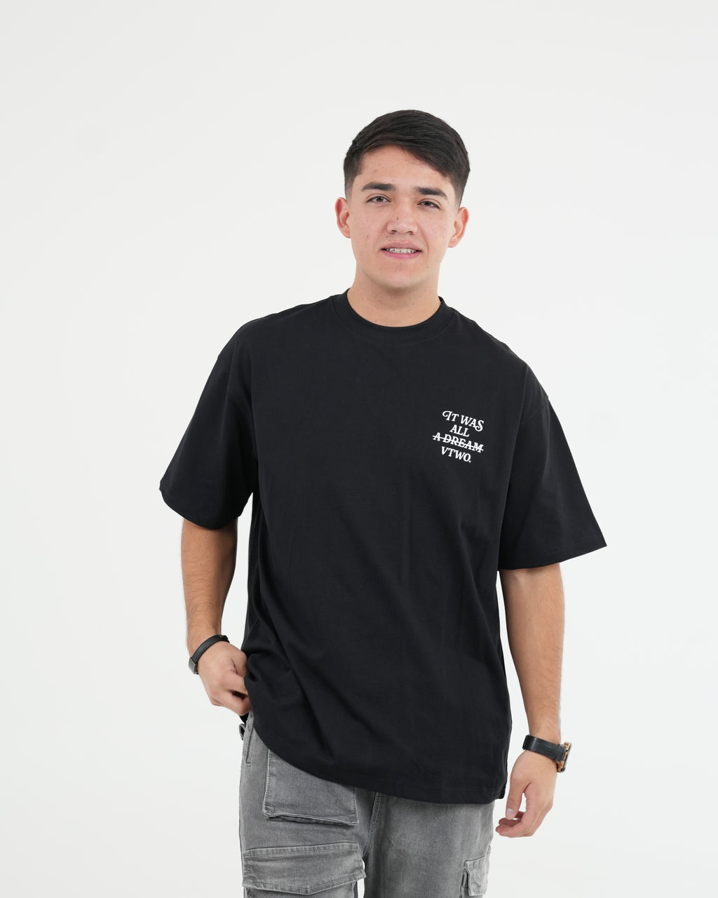 CAMISETA FCA016 NEGRO