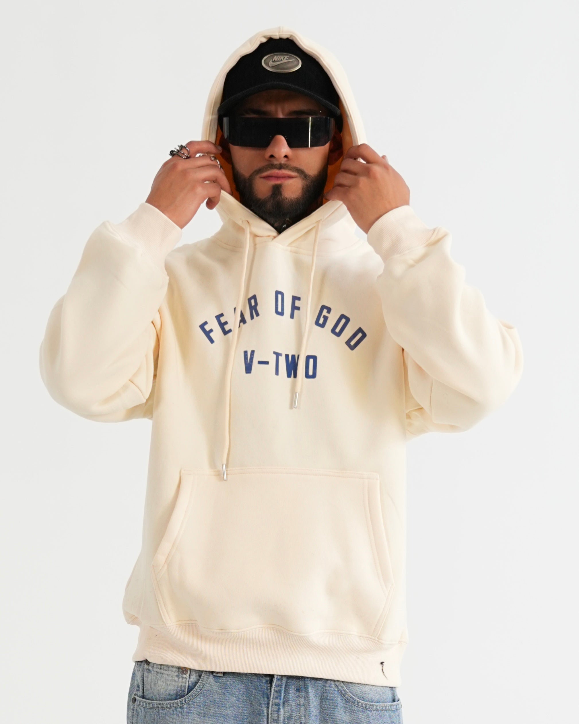 HOODIE FSA080 BEIGE