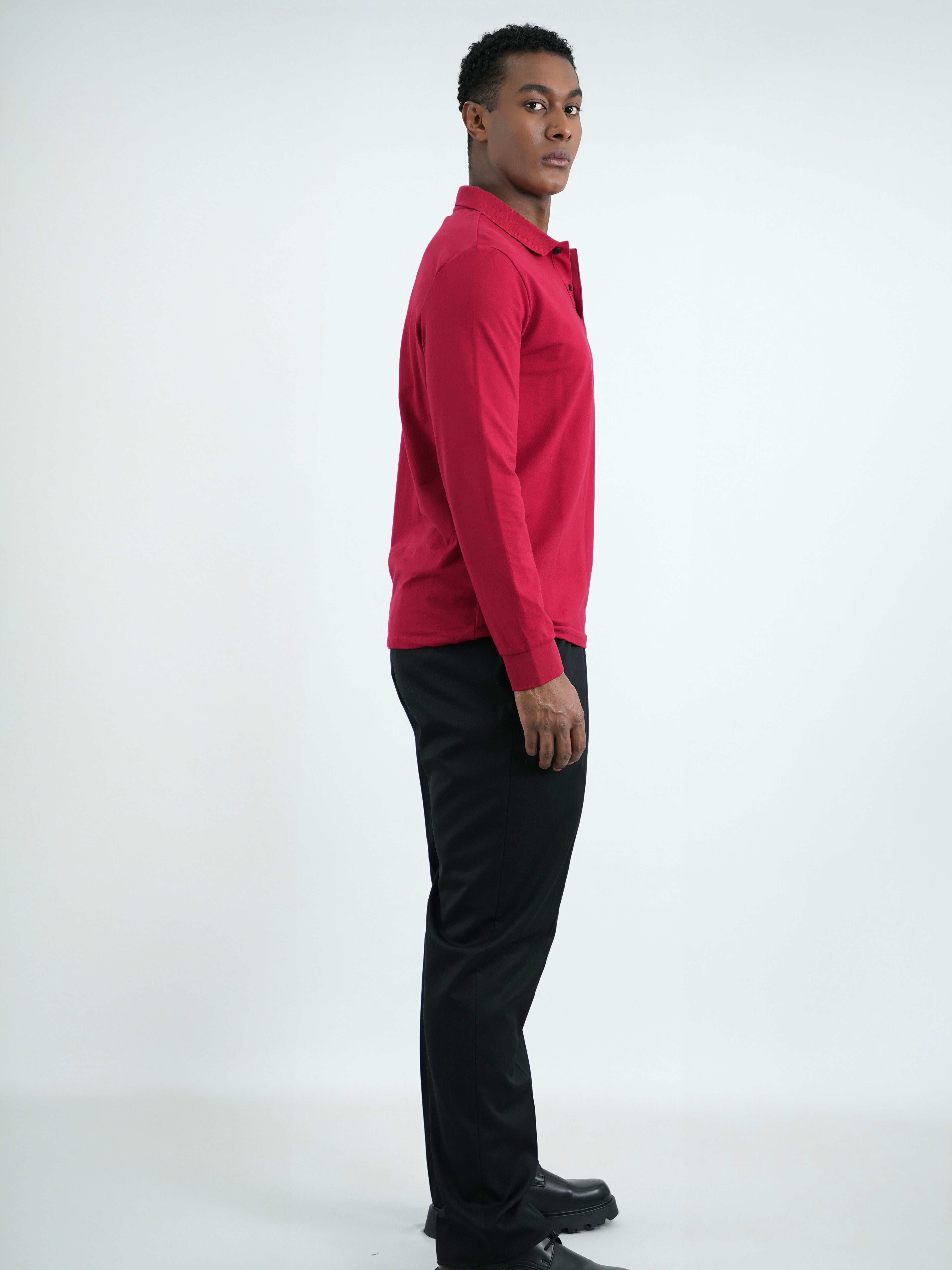 CAMISA POLO CAP009 ROJO