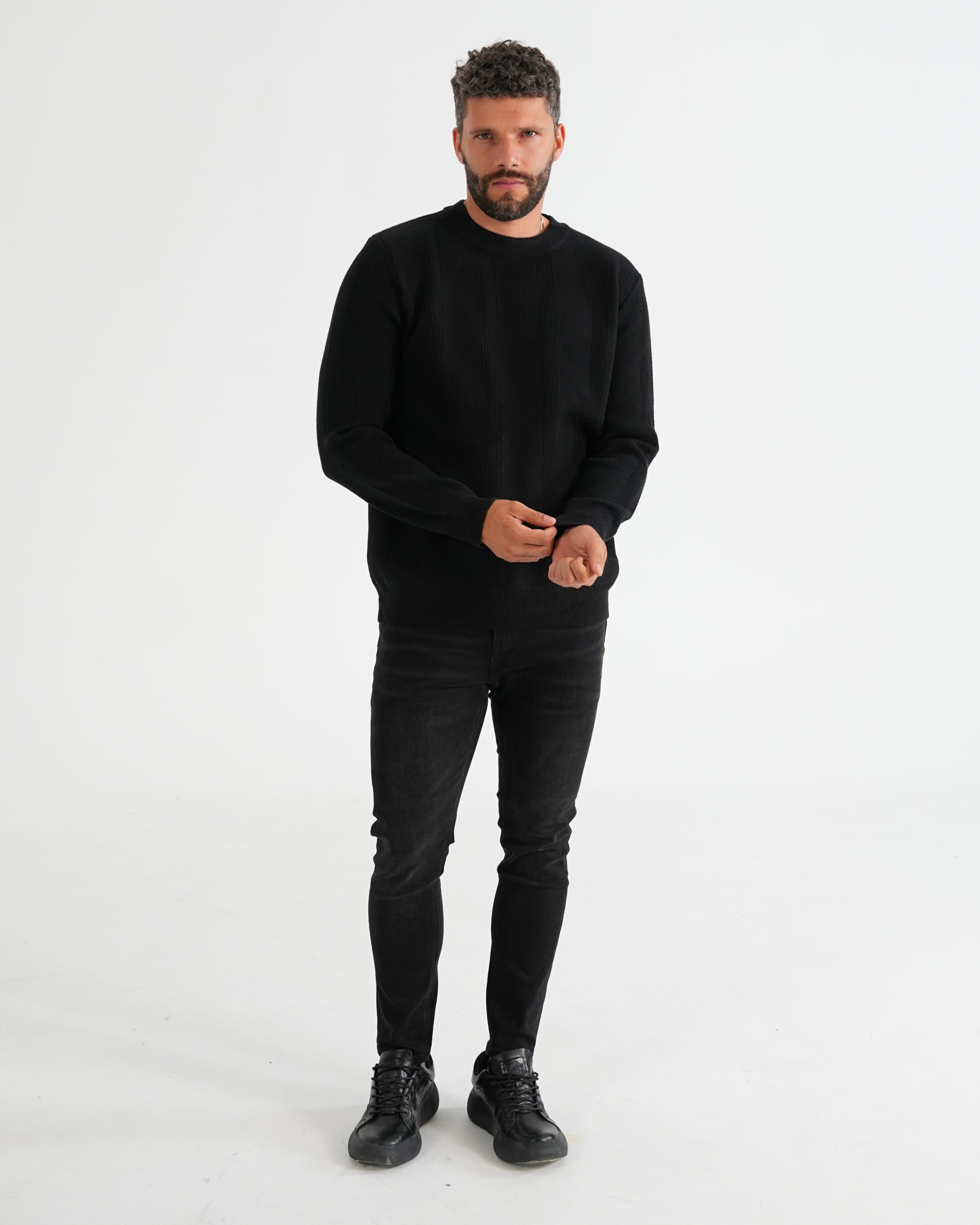 SUÉTER HISA030 NEGRO