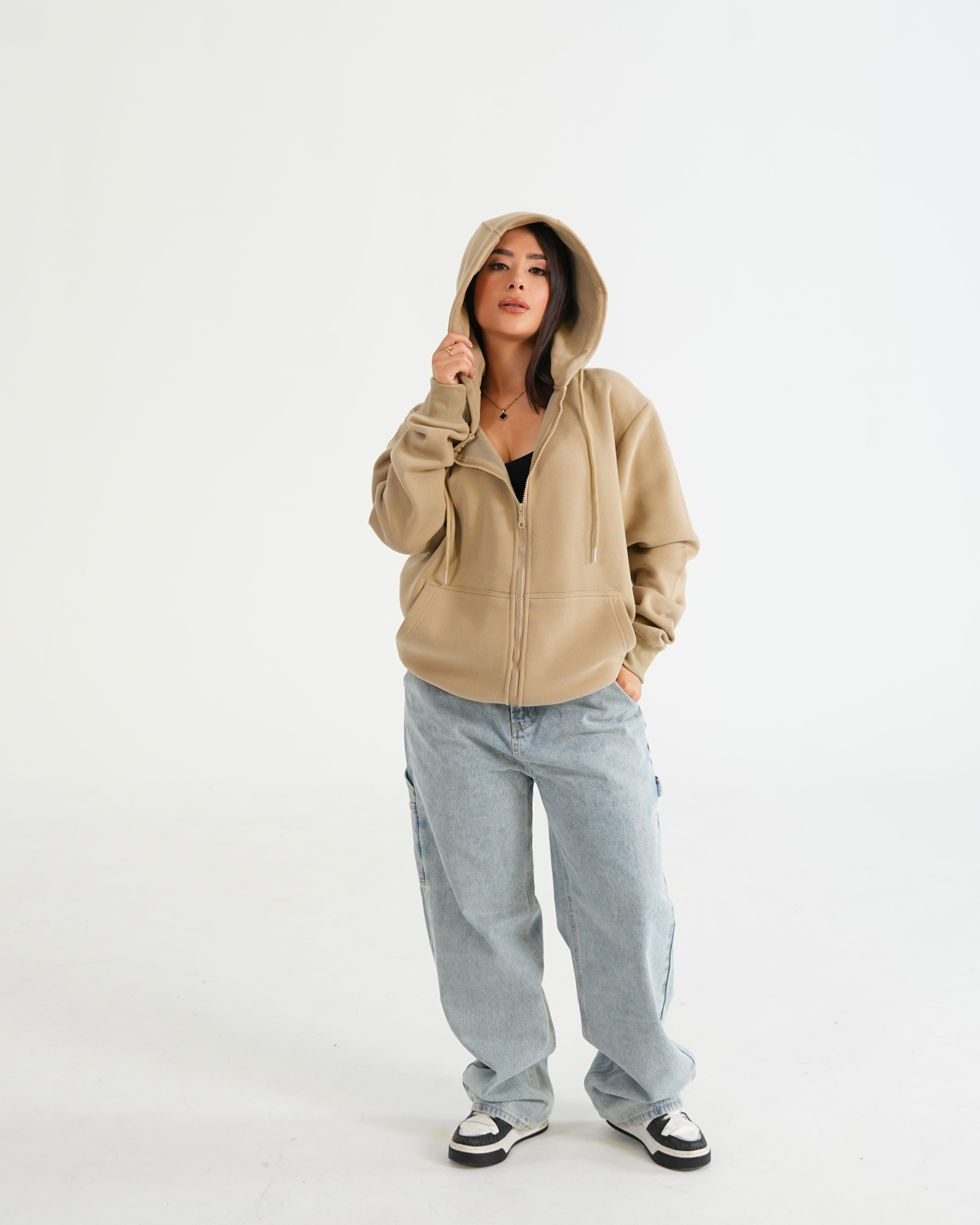 CHAQUETA FSA067 KHAKI C