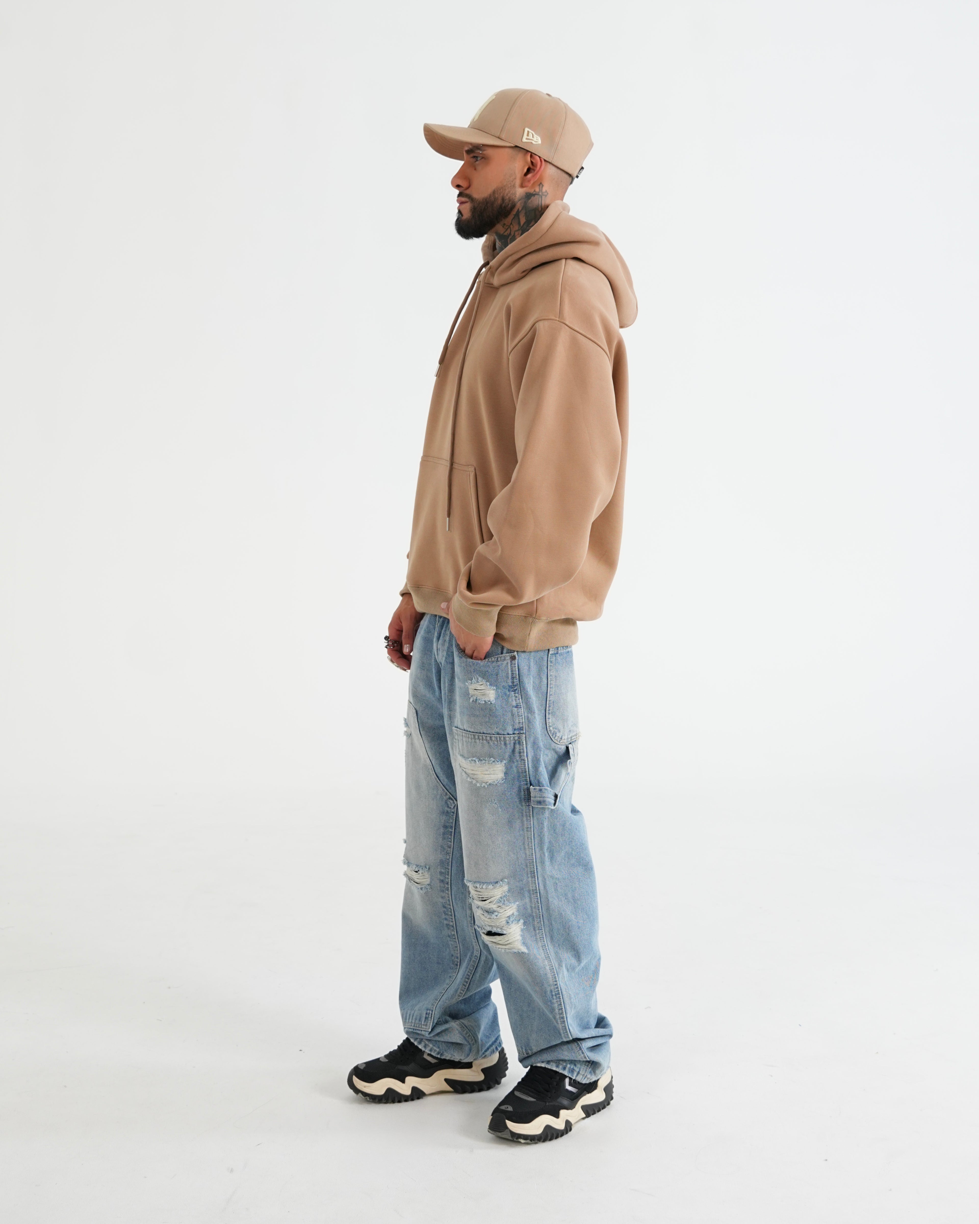 HOODIE FSA068 KHAKI