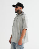HOODIE MANGA CORTA CA016 GRIS