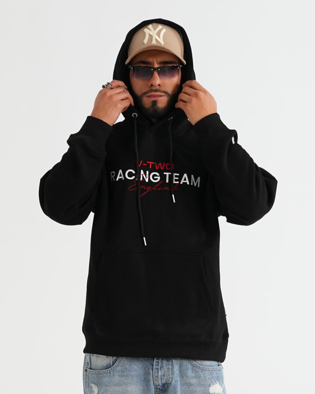 HOODIE FSA079 NEGRO