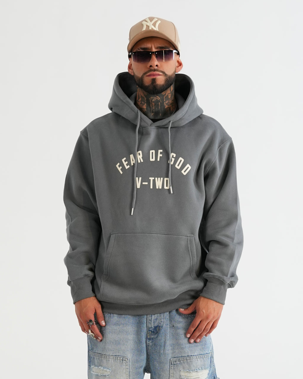 HOODIE FSA080 GRIS