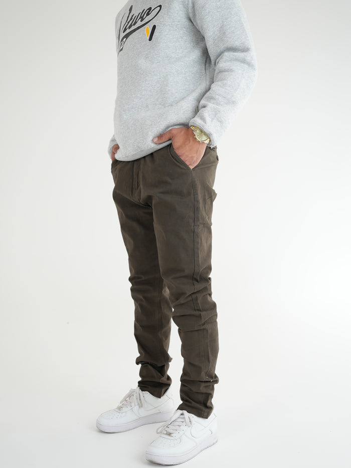 PANTALON DRILL DP002 AA VERDE