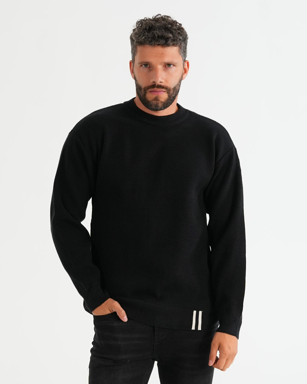 SUÉTER HISA028 NEGRO