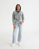 CHAQUETA DENIM JMVR008 AZUL
