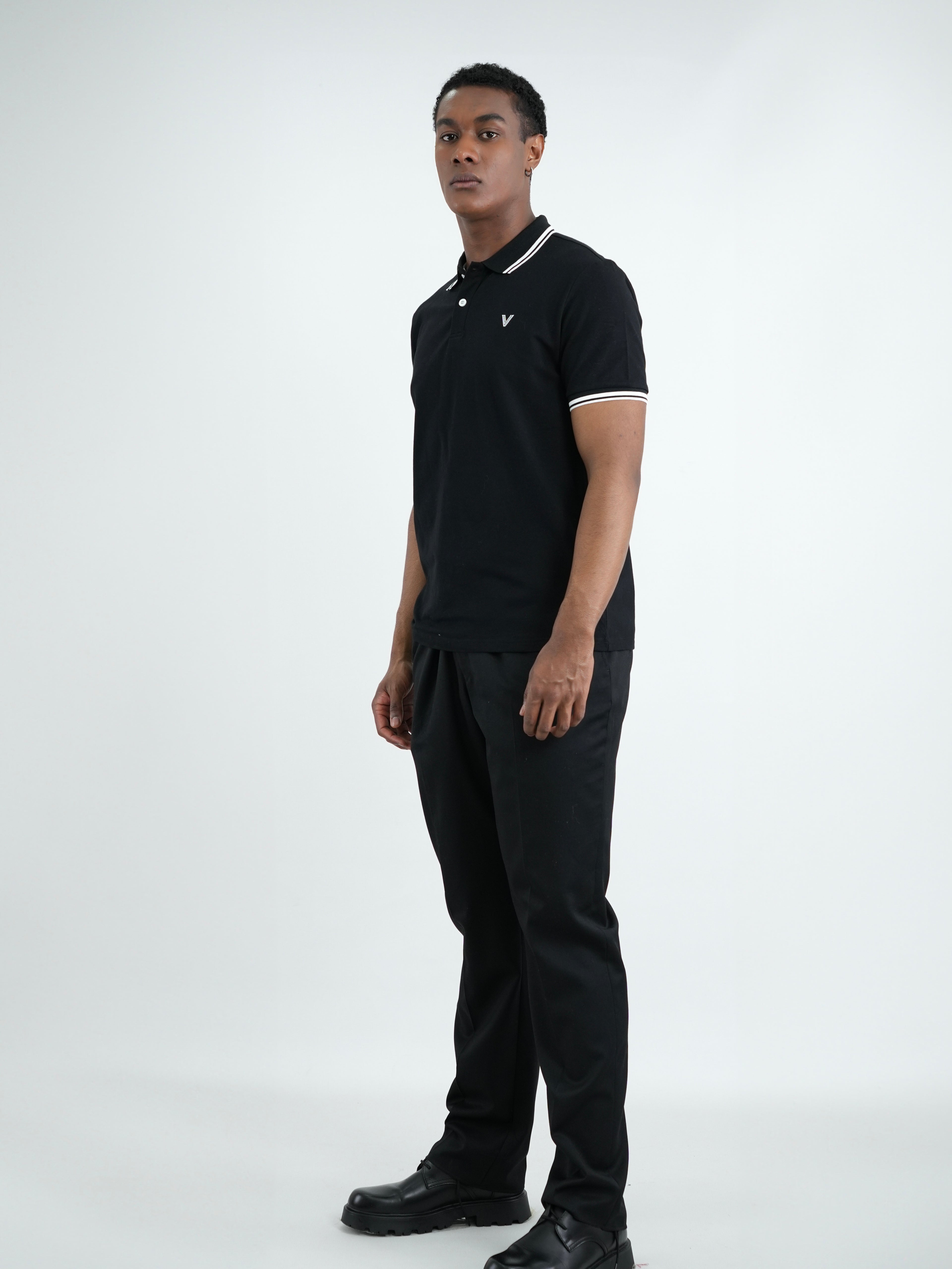 CAMISA POLO CAP005 NEGRO