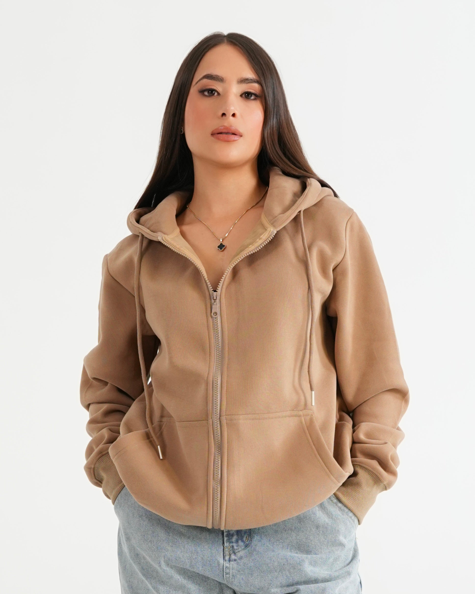CHAQUETA FSA067 KHAKI