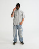 HOODIE MANGA CORTA CA016 GRIS