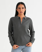 SUÉTER HISA022 GRIS