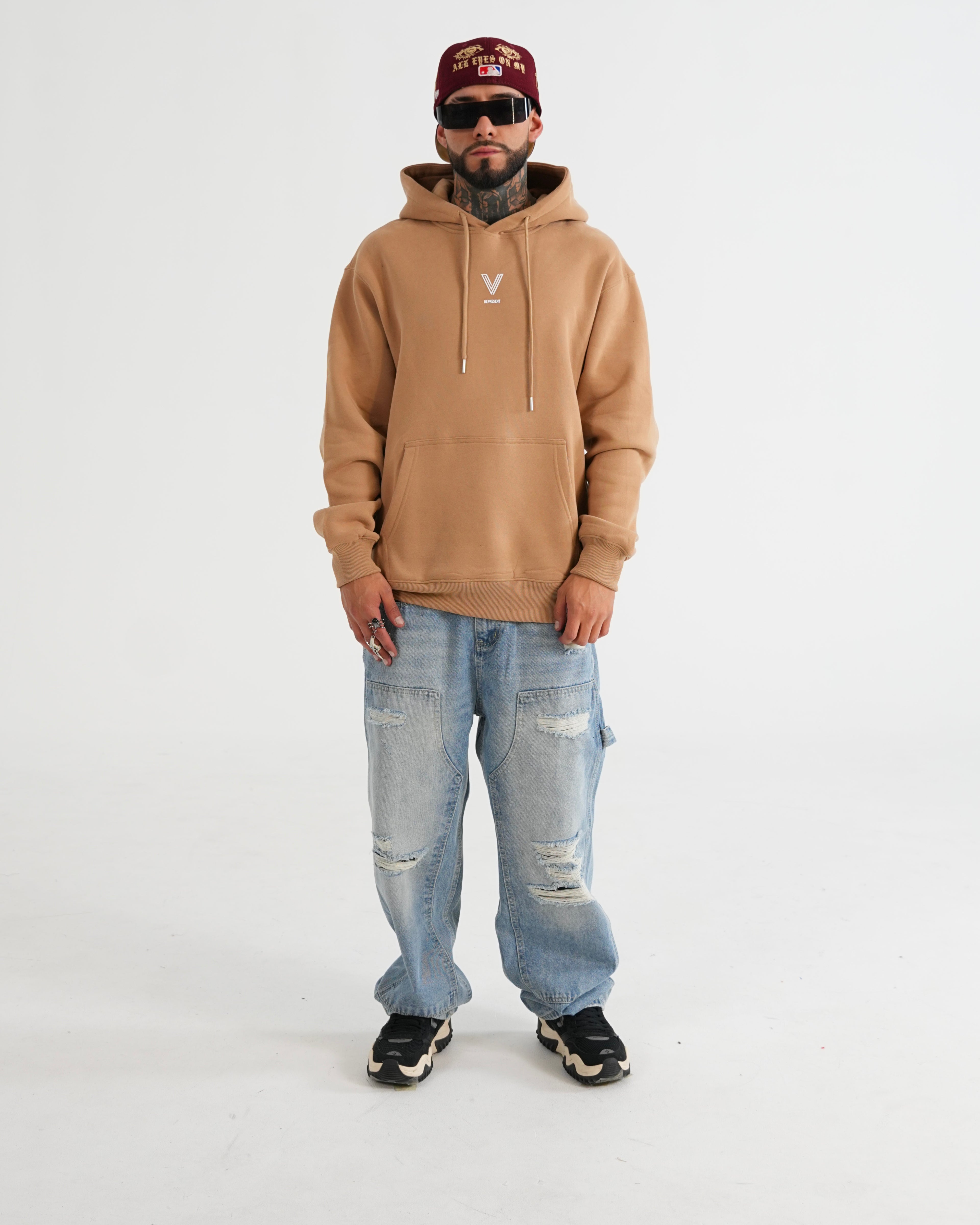 HOODIE FSA083 CAFE