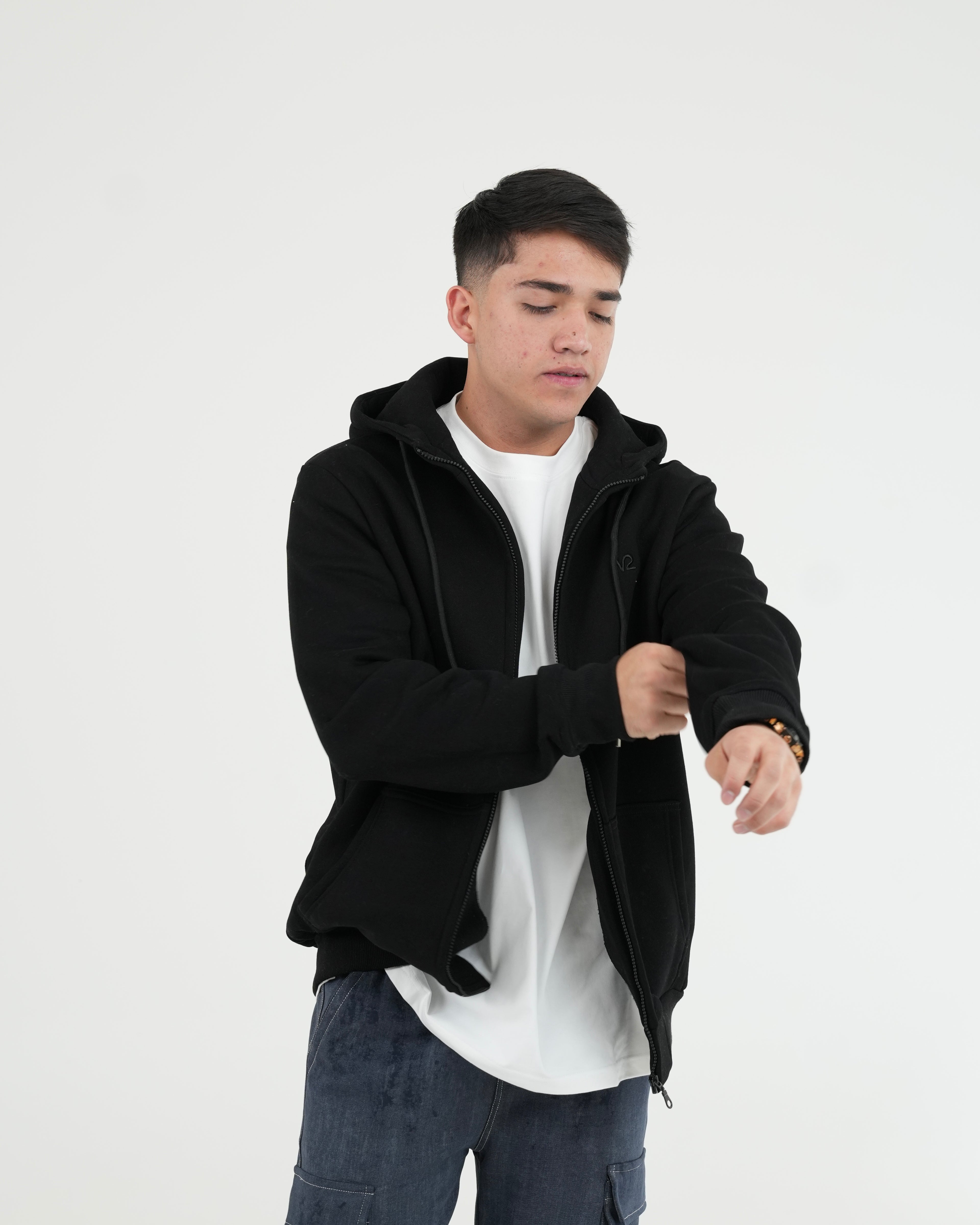 CHAQUETA FSA054 NEGRO
