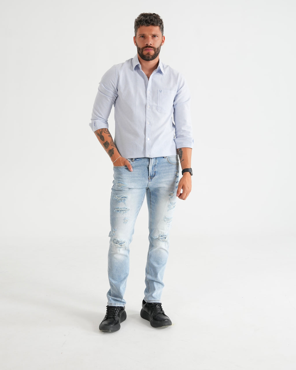 JEAN JBW AZUL