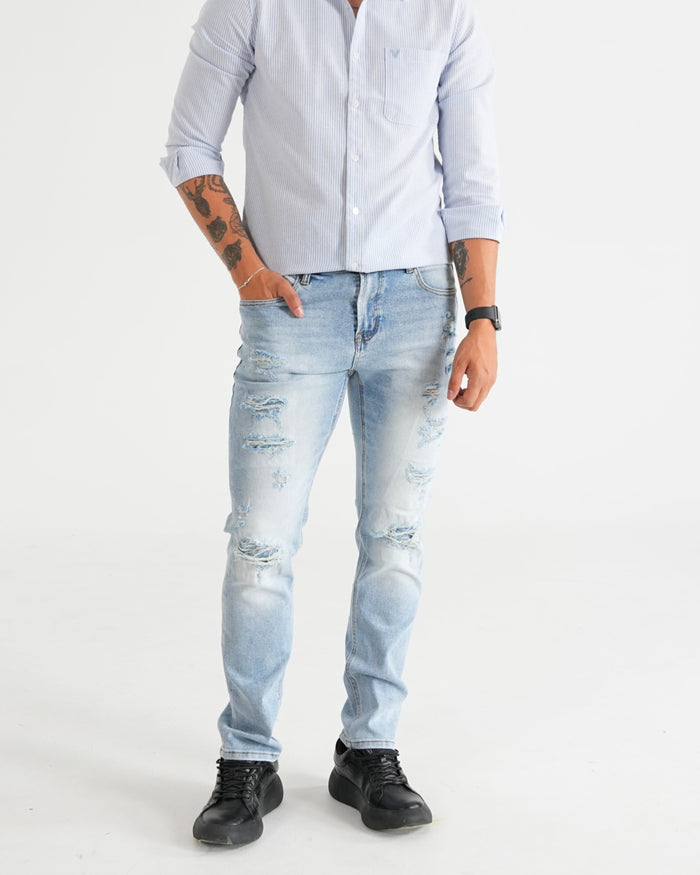 JEAN JBW AZUL