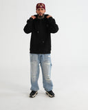 HOODIE FSA085 NEGRO