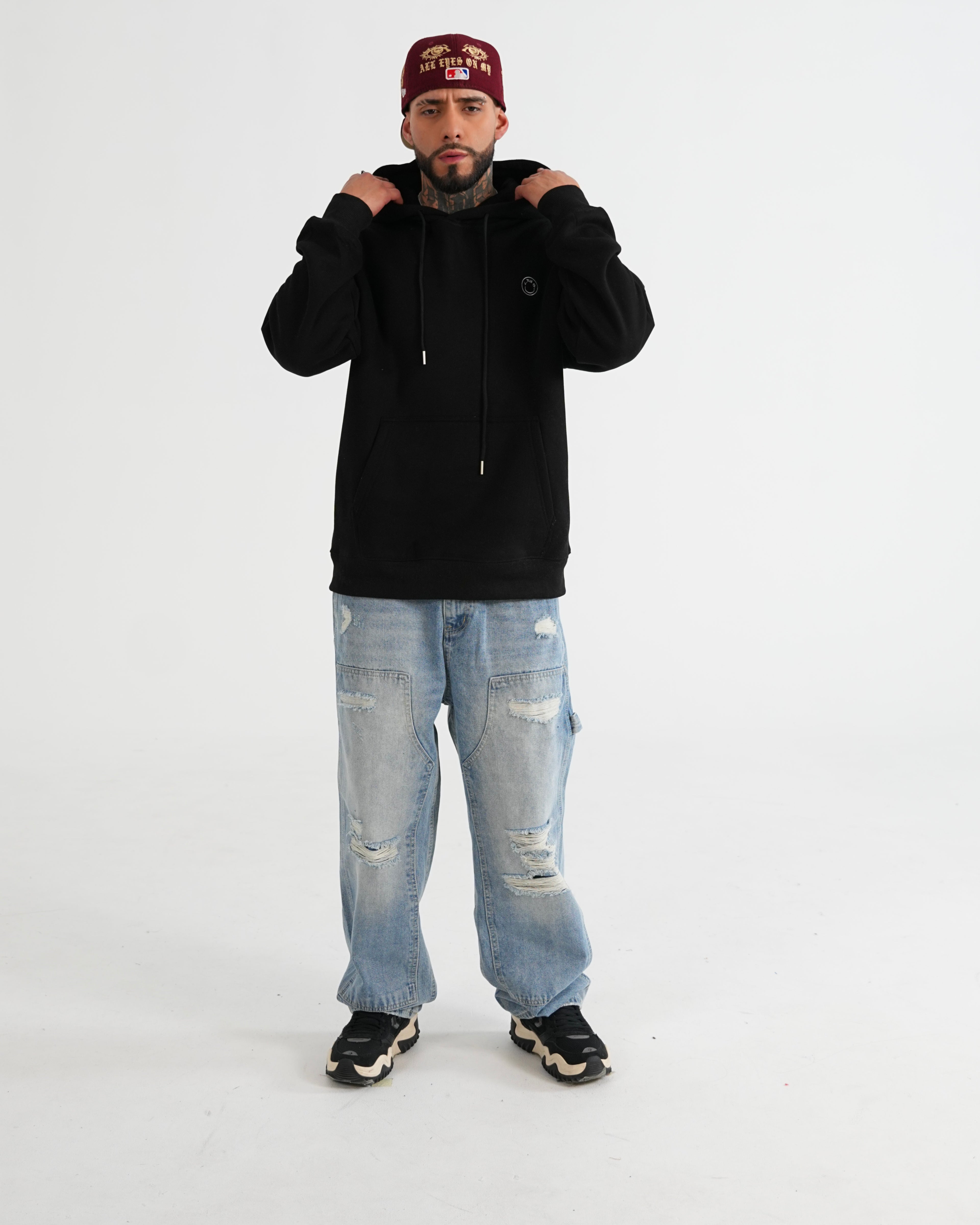 HOODIE FSA085 NEGRO