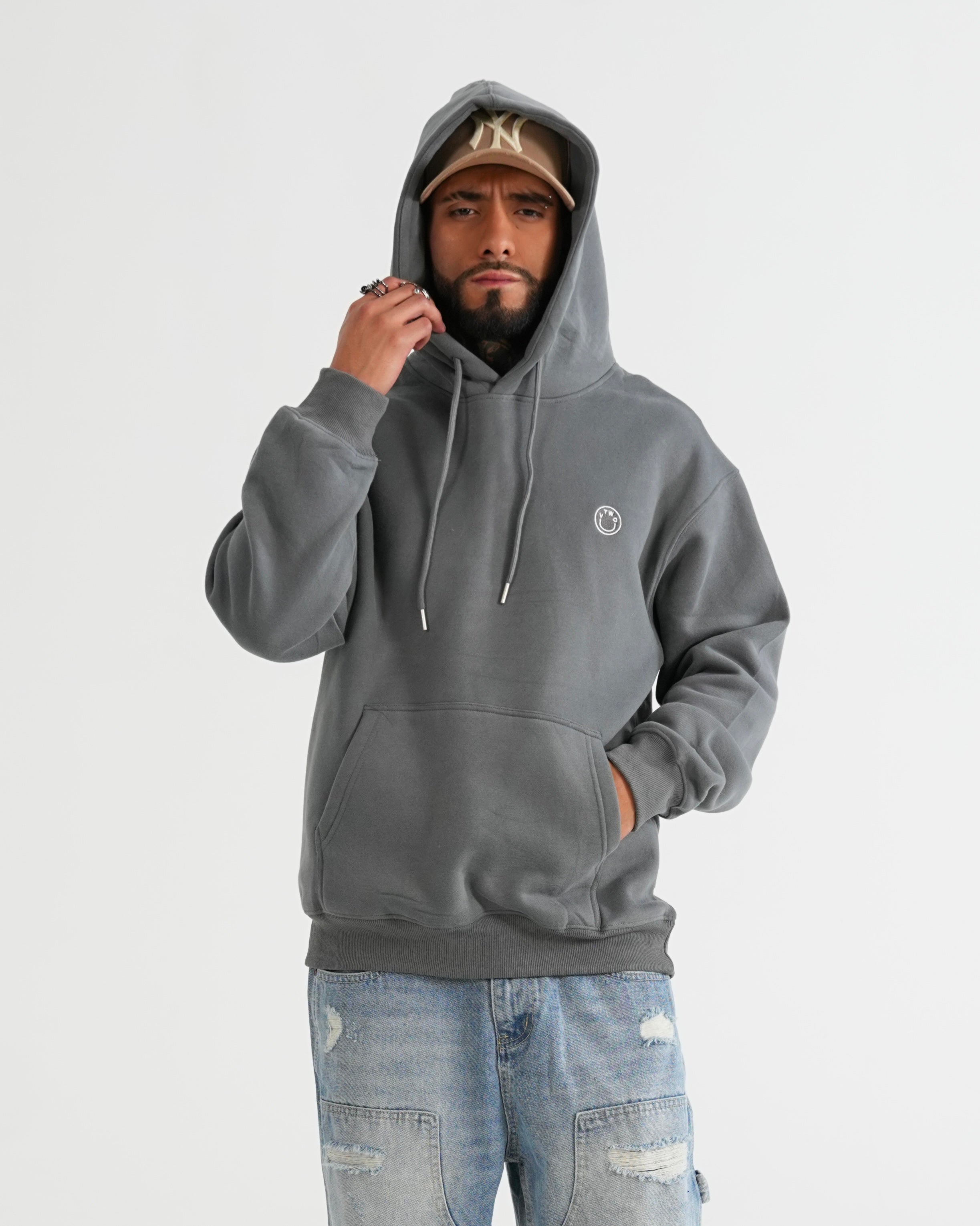 HOODIE FSA085 GRIS