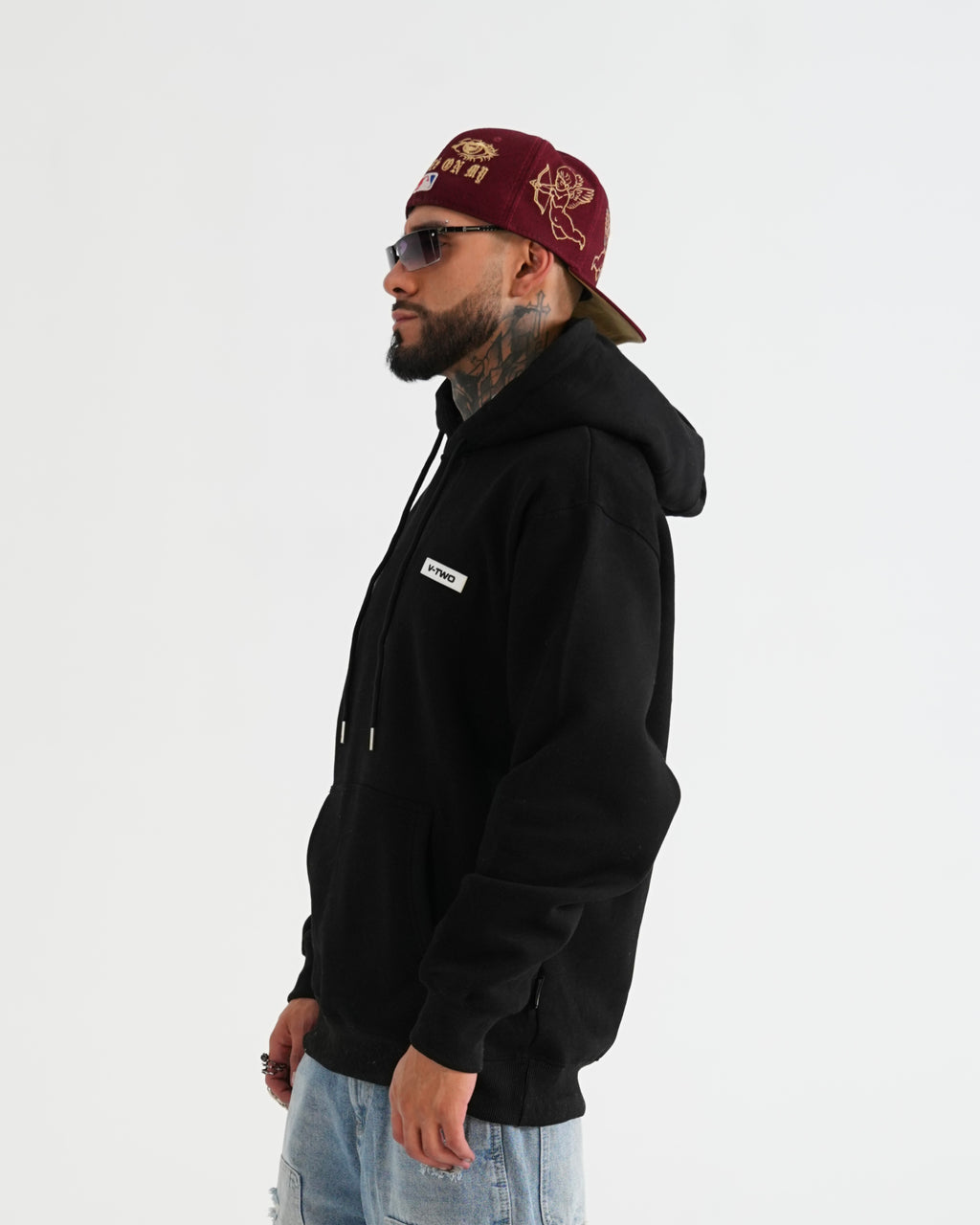 HOODIE FSA082 NEGRO