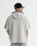 HOODIE MANGA CORTA CA016 GRIS