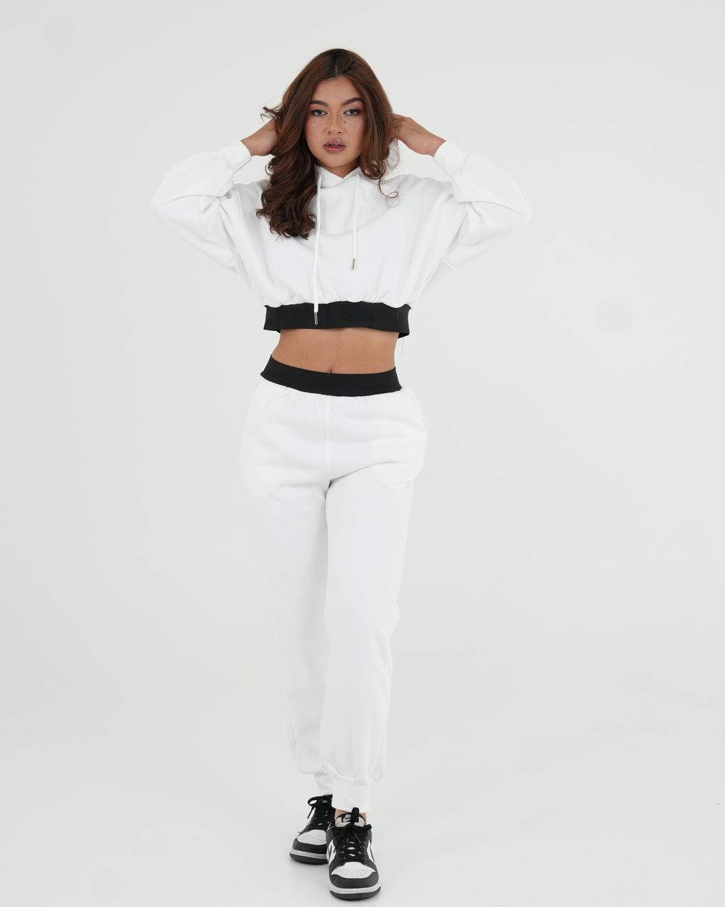 SUDADERA MST003 BLANCO
