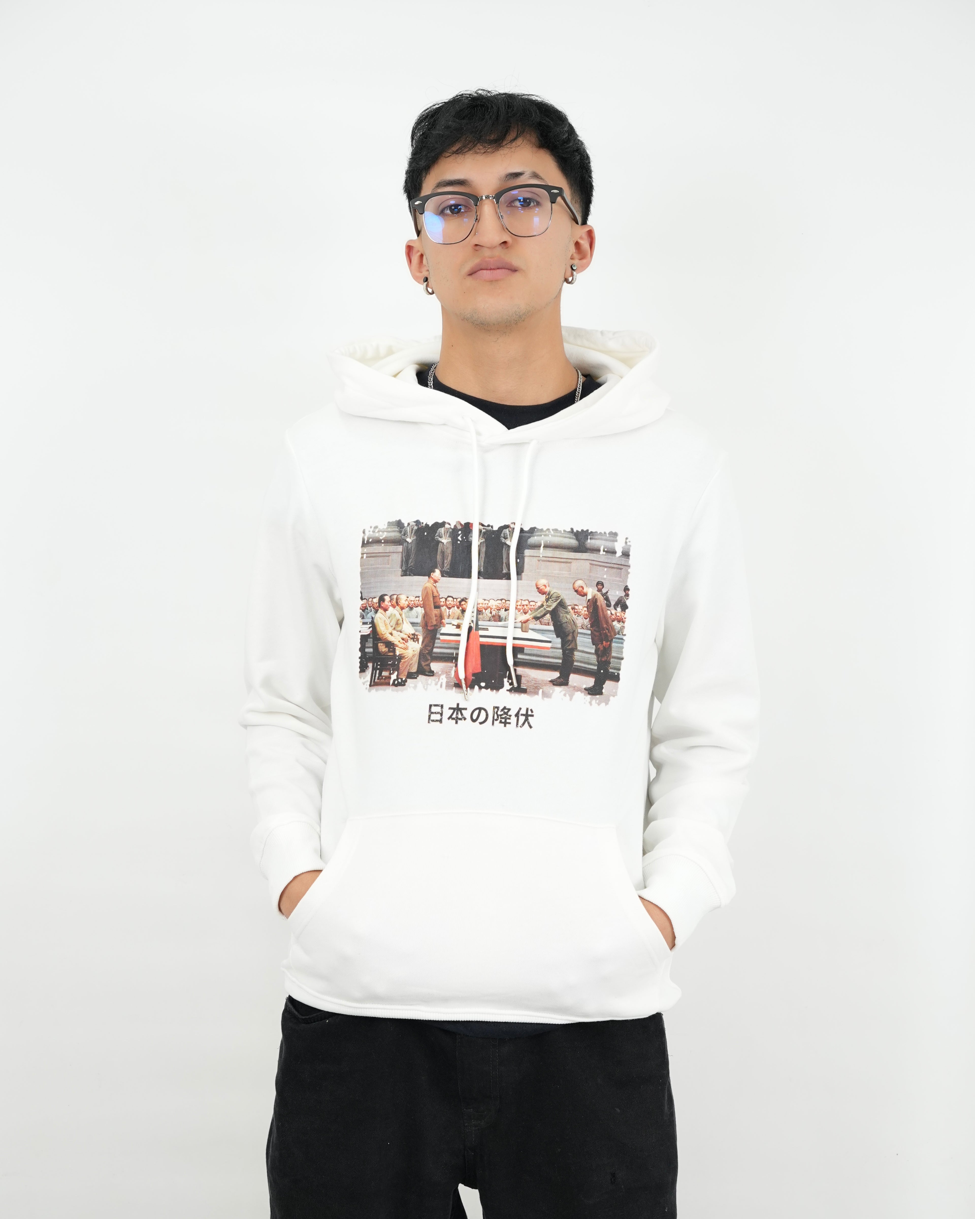 HOODIE SA107 BLANCO