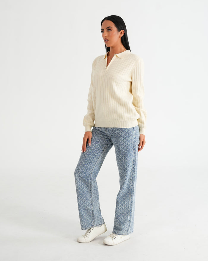 SUÉTER HISA022 BLANCO