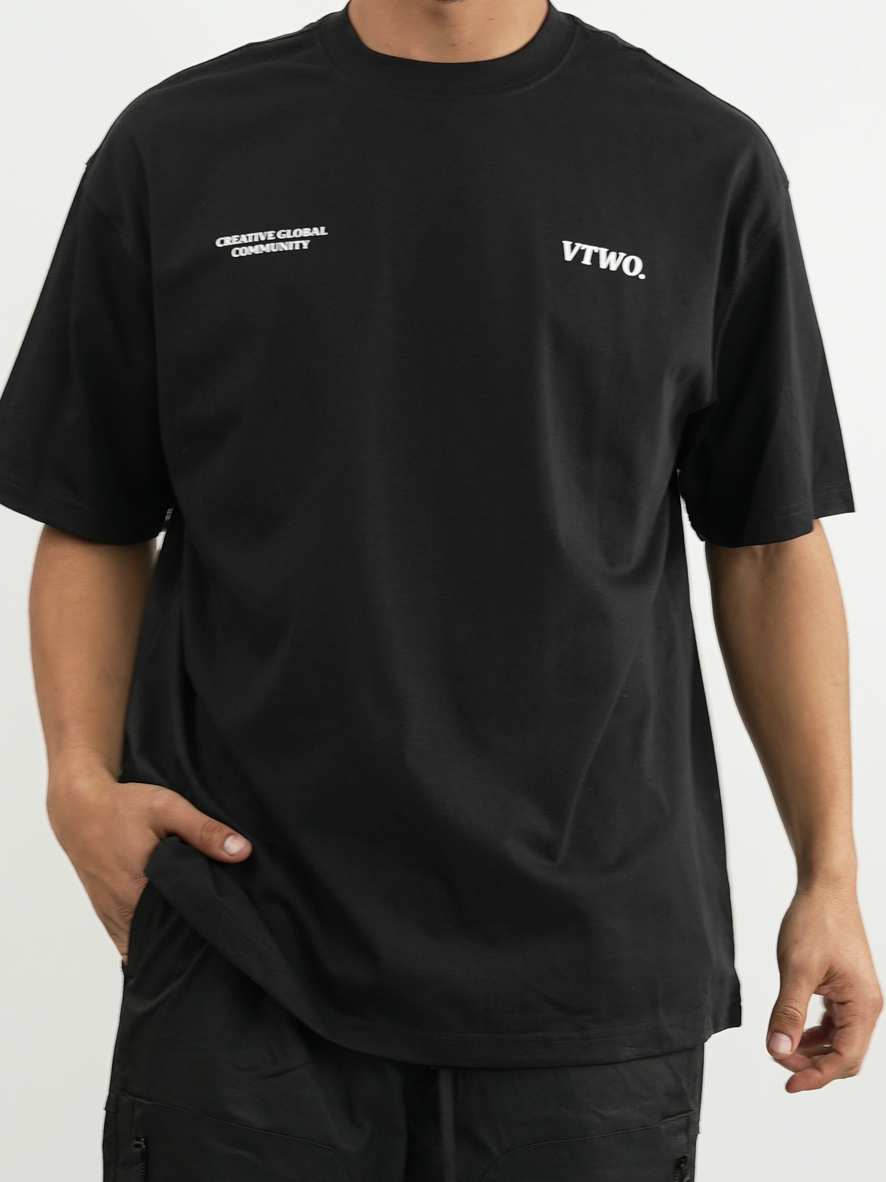 CAMISETA HOMBRE FCA015 NEGRO