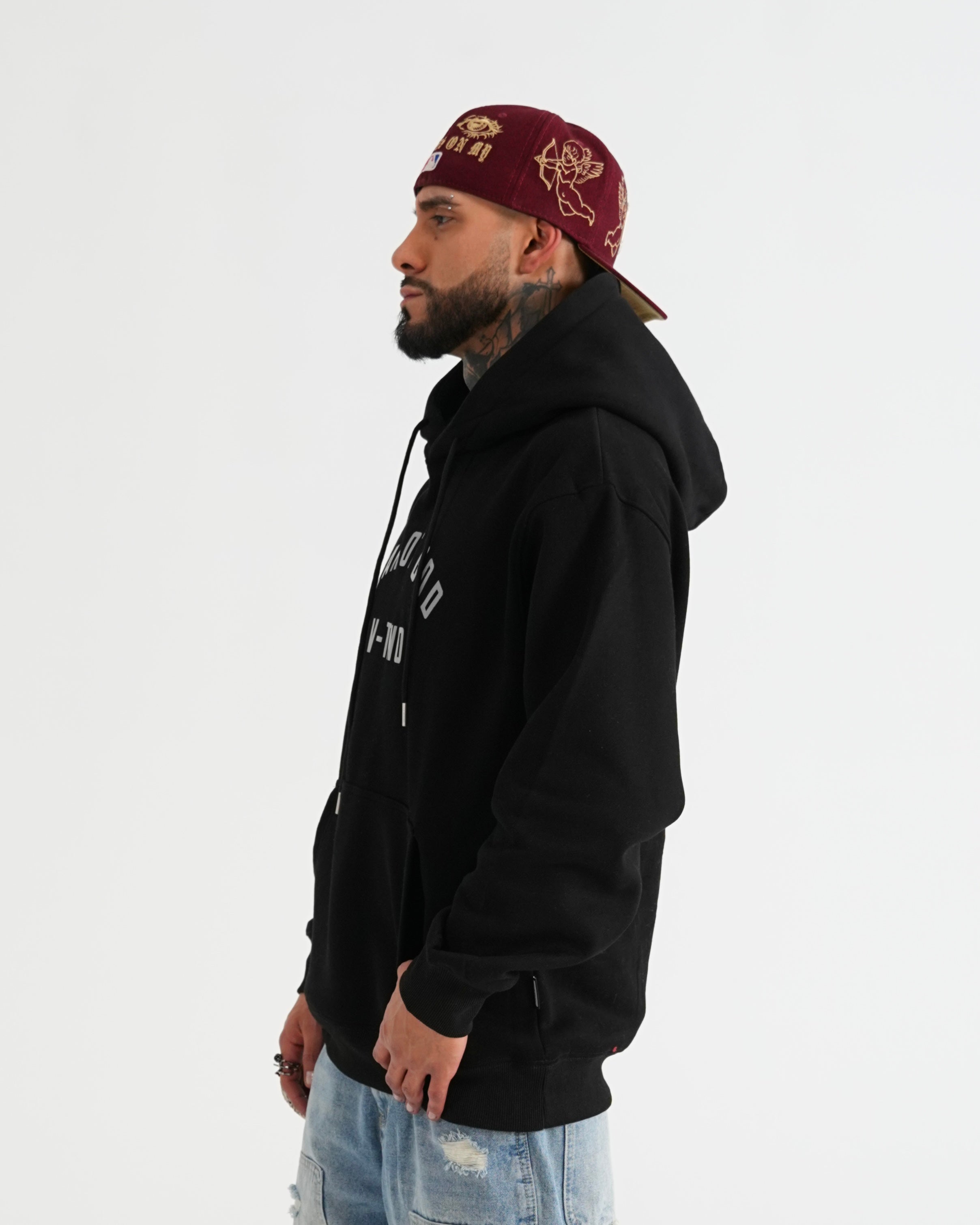 HOODIE FSA080 NEGRO