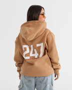 HOODIE FSA083 CAFE