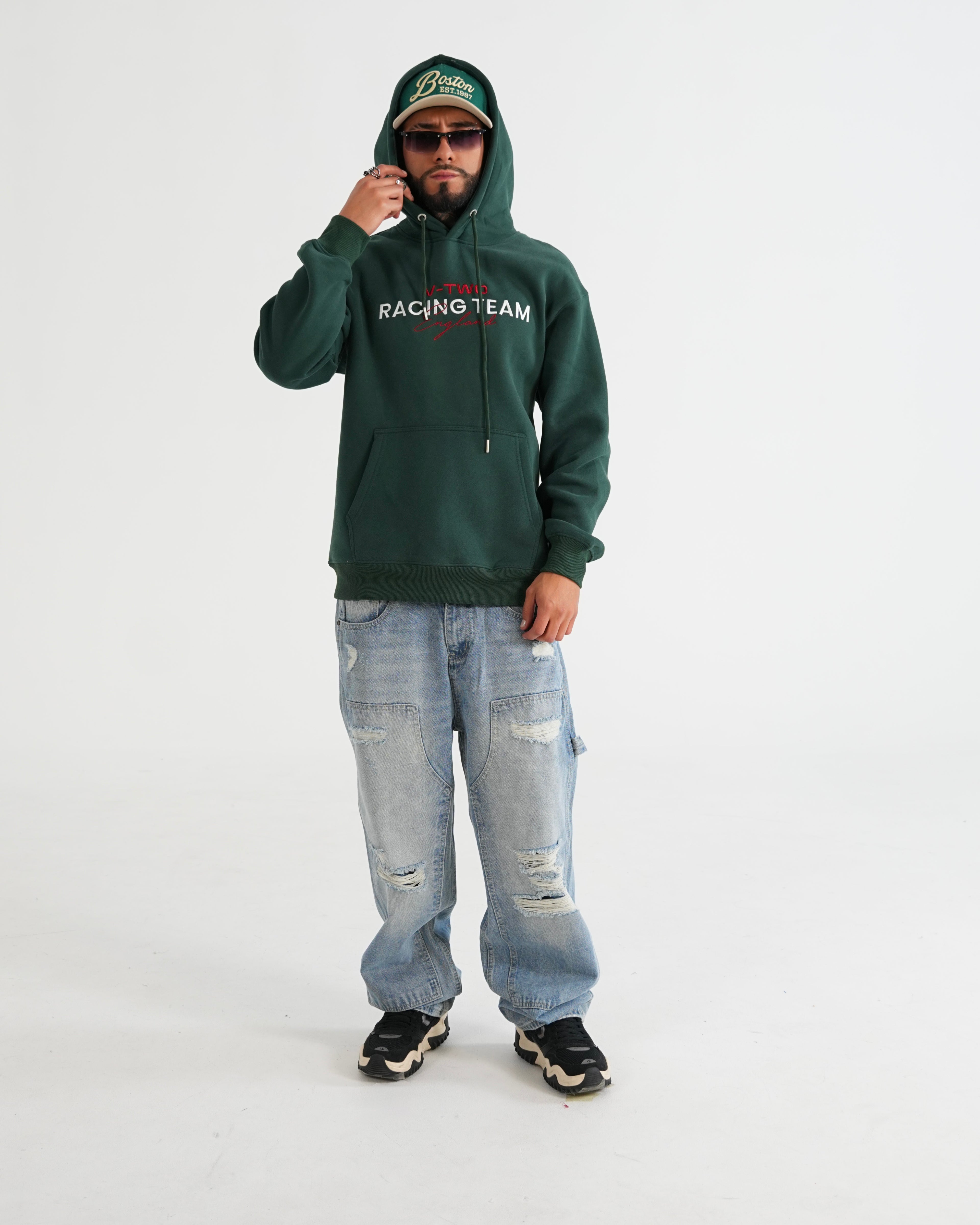 HOODIE FSA079 VERDE