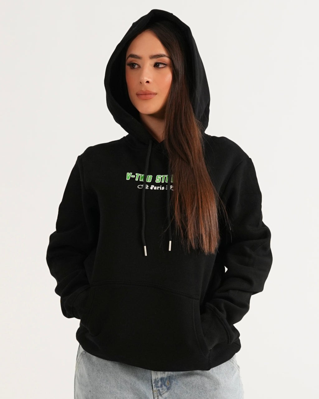 HOODIE FSA071 NEGRO