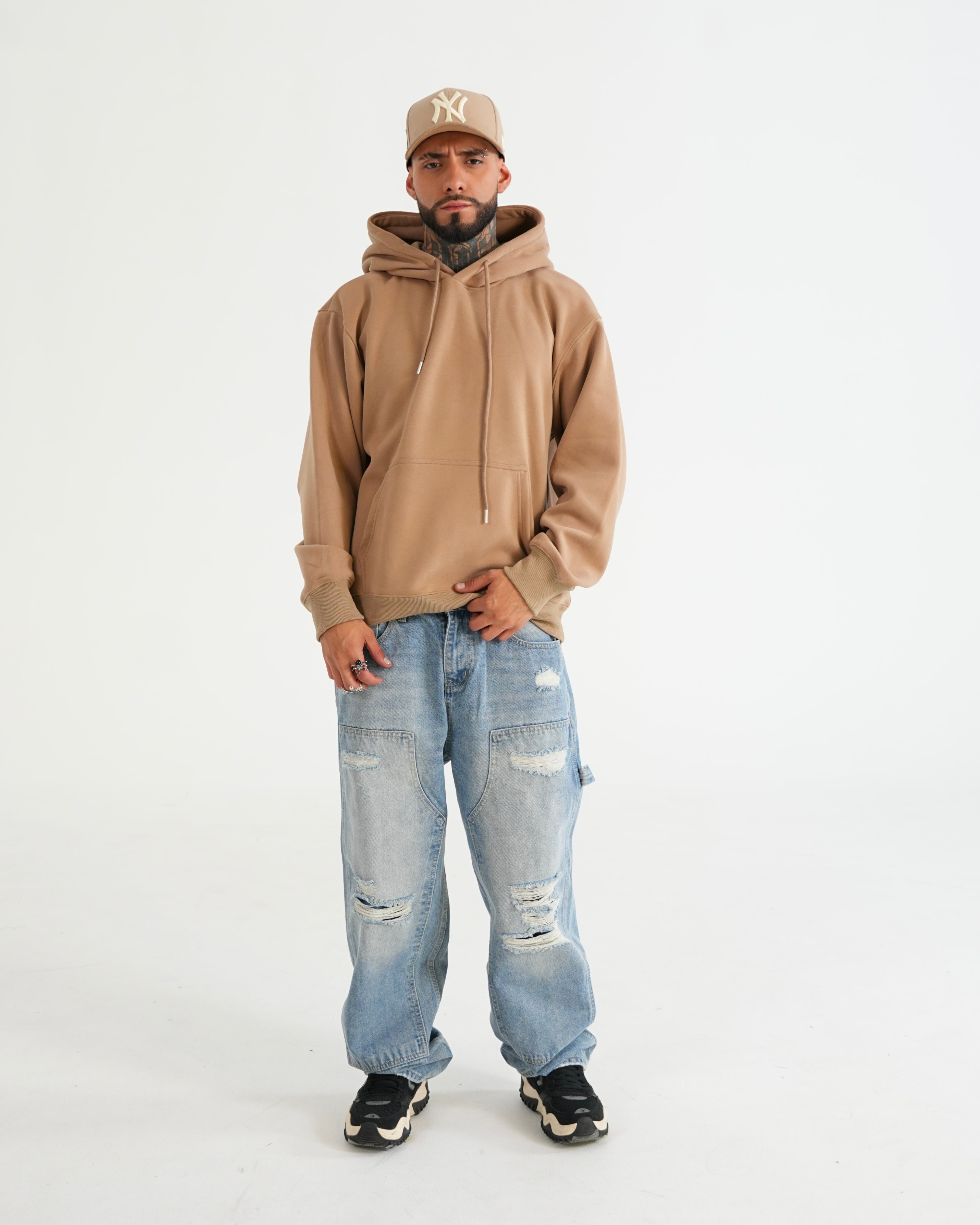 HOODIE FSA068 KHAKI