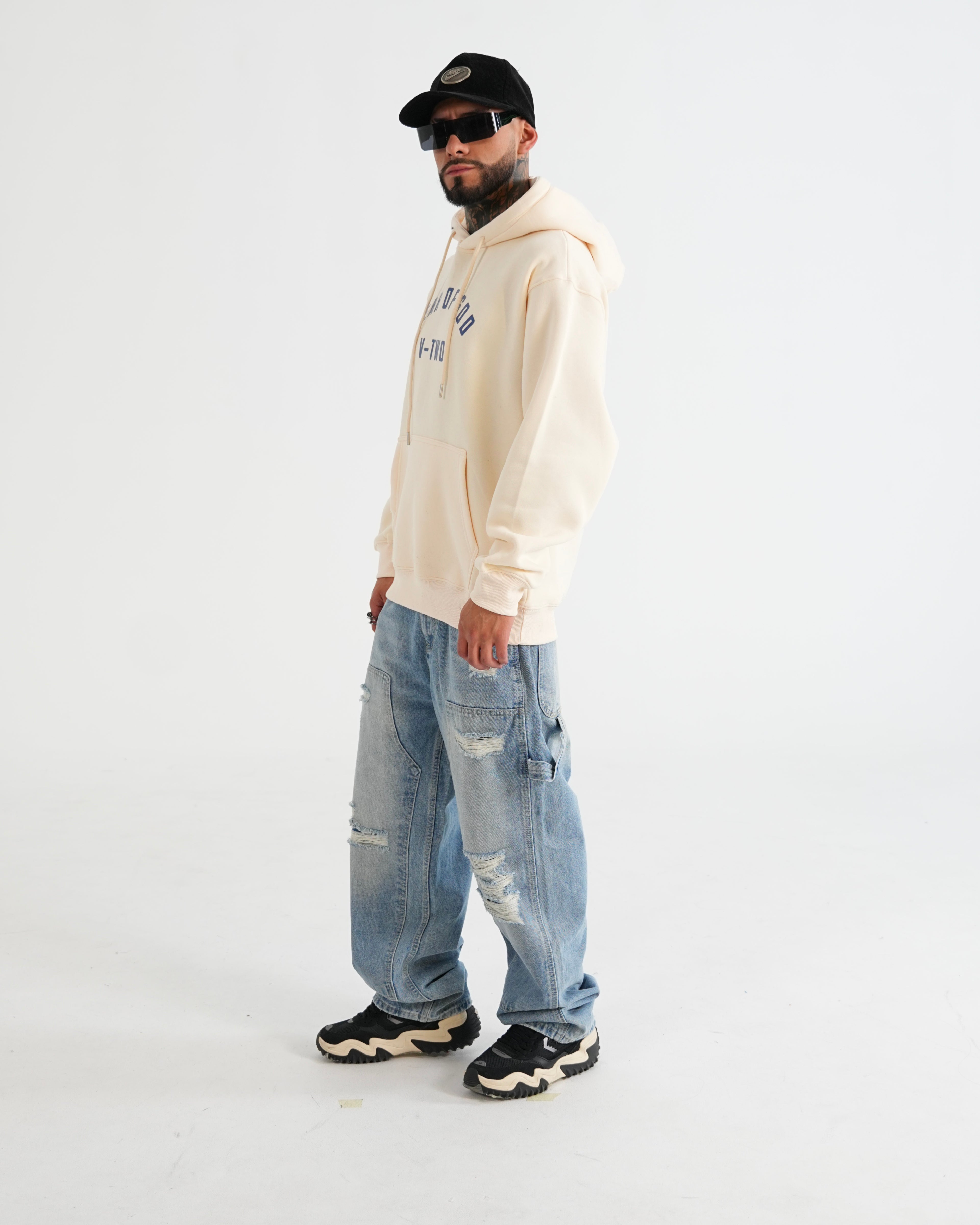 HOODIE FSA080 BEIGE