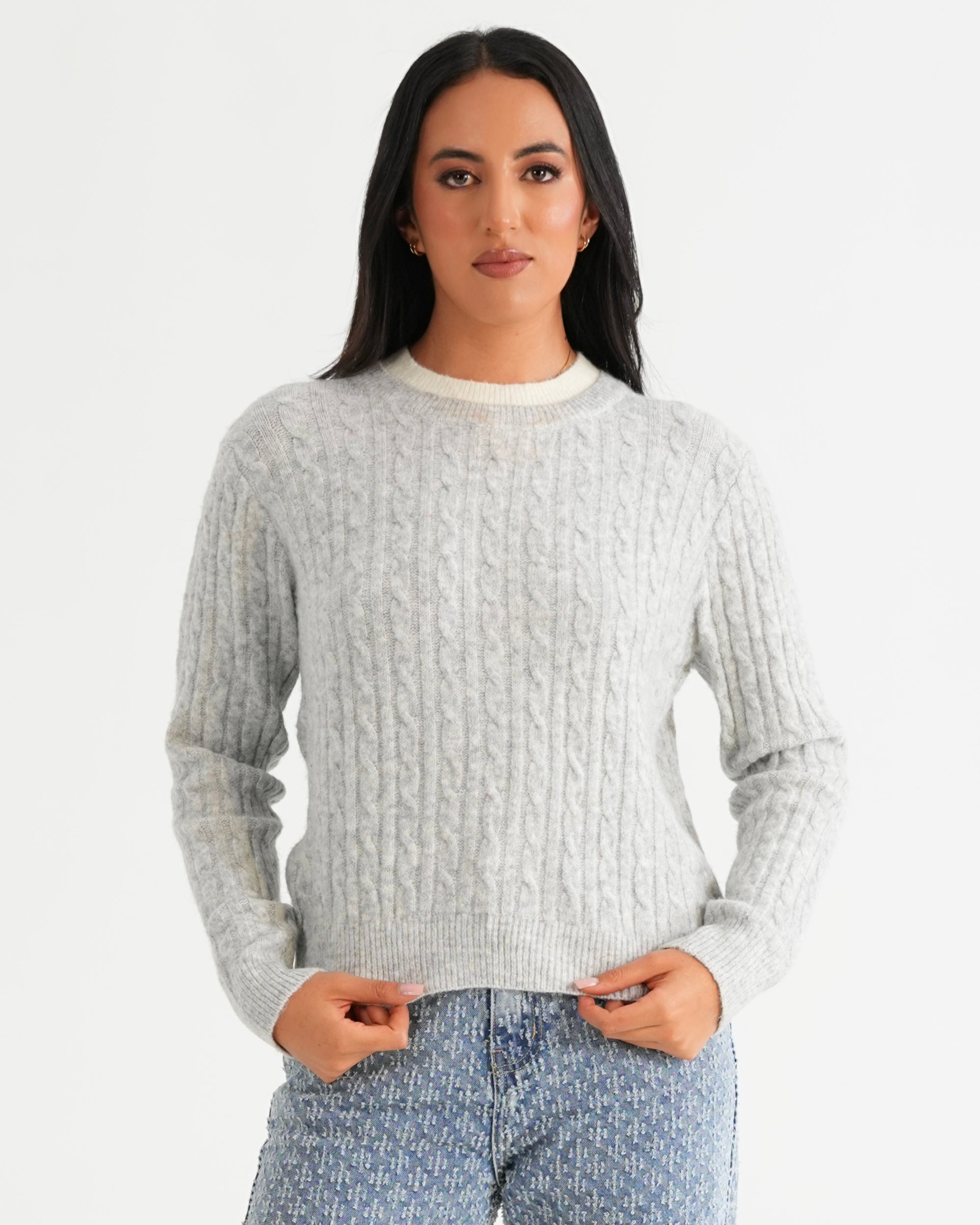 SUÉTER MSA214 GRIS